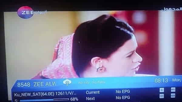 Zee Alwan FTA From Intelsat 17 at 66 East