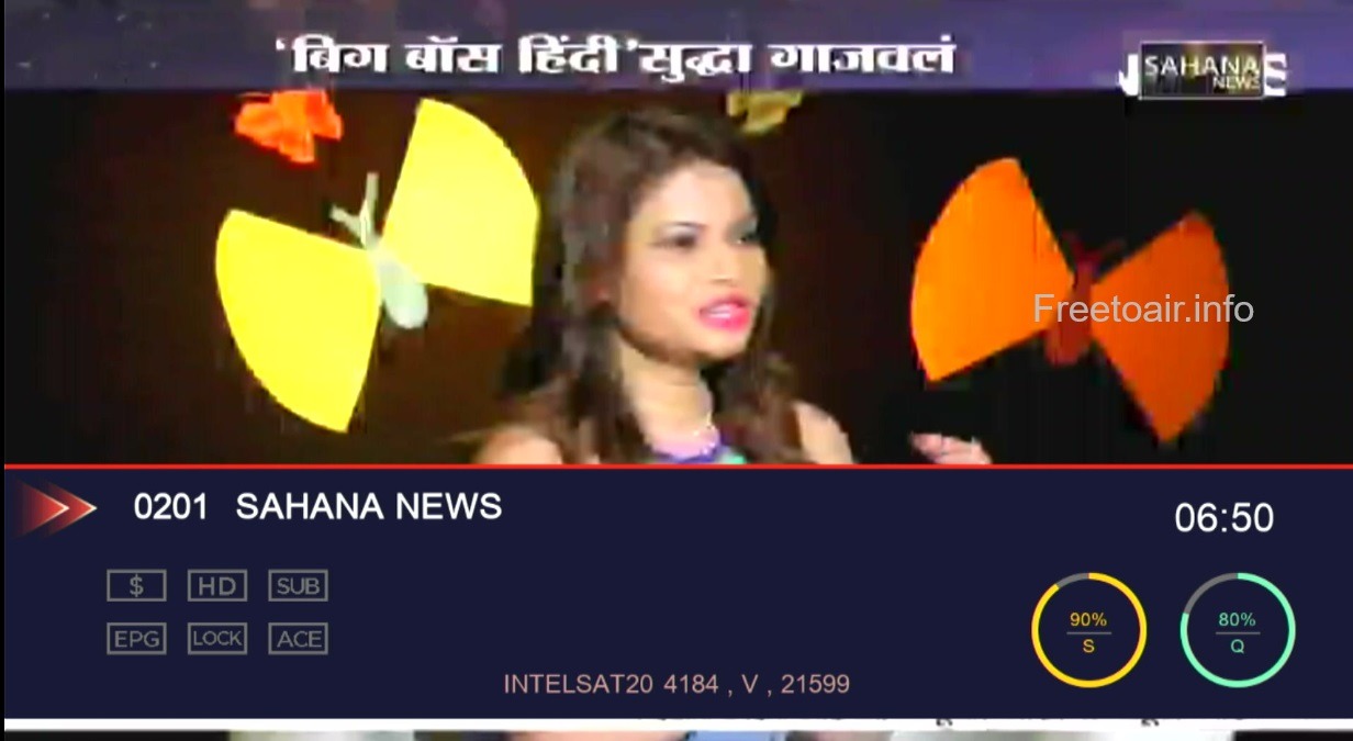 You can find here Sahana News Marathi News Channel satellite frequency and channel number on various DTH, Cable TV, and other digital platforms