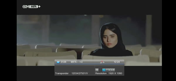 Mifa HD channel Free-to-air on Yahsat 52.5°E Satellite