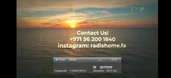 Radis TV channel is available on Al Yahsat 52.5°E Satellite