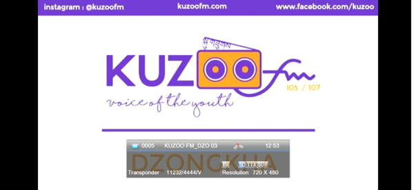 Kuzoo FM Dzo 03 channel Free-to-air on GSAT-9 Satellite