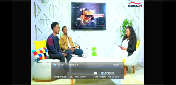 Oromia 11 channel is available on Al Yahsat 52.5°E Satellite