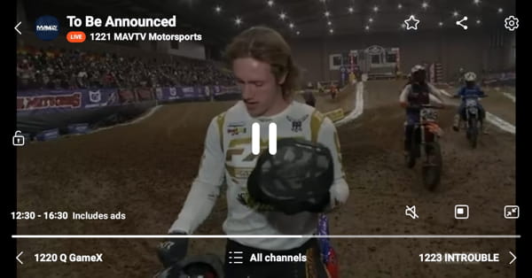 MAV TV Motorsports channel now live on Samsung TV